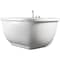 Eago EAGO AM128ETL 6 ft Acrylic White Whirlpool Bathtub w Fixtures AM128ETL - alternate 4